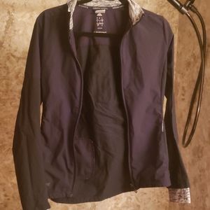 Adidas black wind stopper with detailing